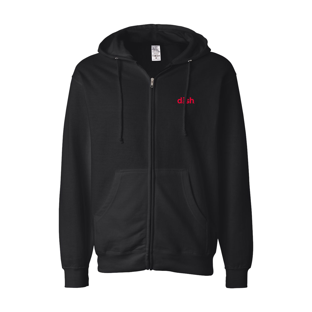 Unisex Midweight Full-Zip Hooded Sweatshirt